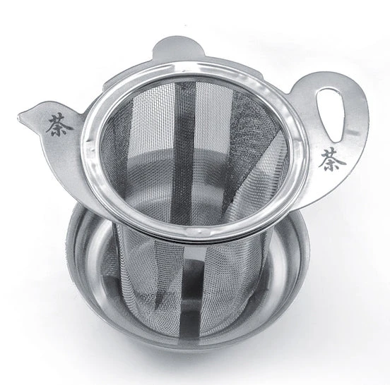 Teapot SS Infuser W/bowl - WS 3 Teapot SS Infuser W/bowl - WS