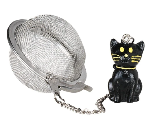 Decorative Black CAT Teaball 3 Decorative Black CAT Teaball