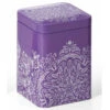 Purple Mandala Square Tin, 100 Gm 1 Purple Mandala Square Tin, 100 Gm -Simpson & Vail Store A2022Square