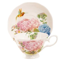Hydrangea Cup & Saucer