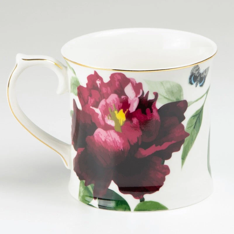Red Peony Coffee Mug 4 Red Peony Coffee Mug - Image 2