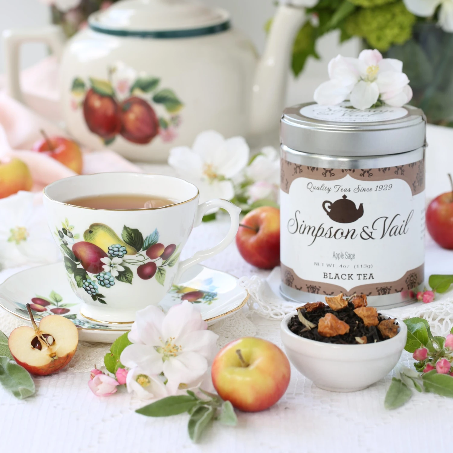Apple Sage Black Tea 4 Apple Sage Black Tea - Image 2