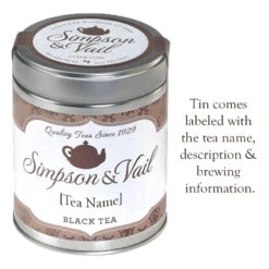 Darjeeling - Black Indian Tea -Simpson & Vail Store BlackTeaTinBlankwithInfo 461e86ad bc9f 4baa 8e9a ae35990d7028