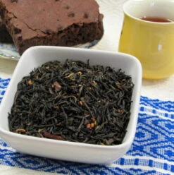 Cinnamon Chocolate Brownie Organic Black Tea - WS -Simpson & Vail Store CinnChocBrownieBrewed500