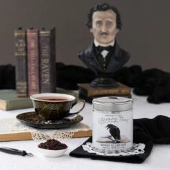Edgar Allan Poe's Black Tea Blend 8 Edgar Allan Poe's Black Tea Blend -Simpson & Vail Store Edgar Allan Poe Portraitsquare 1