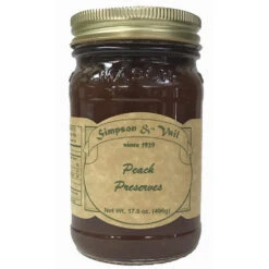 S&V Classic Peach Preserve, 17.5 Oz - WS