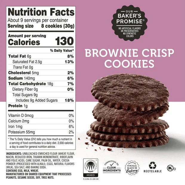 Brownie Crisp Moravian Cookies, 9oz Box 4 Brownie Crisp Moravian Cookies, 9oz Box - Image 2
