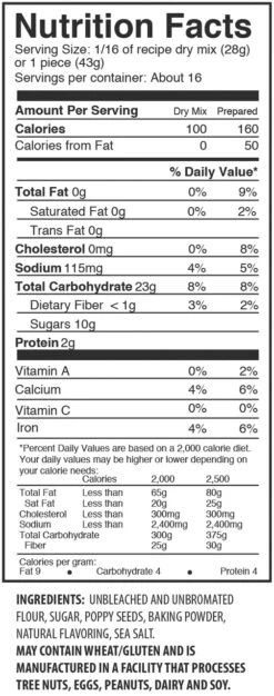 Lemon Poppy Seed Cake Mix -Simpson & Vail Store F2264 3 xl