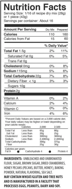 Cranberry Pecan Cake Mix -Simpson & Vail Store F2265 2 xl