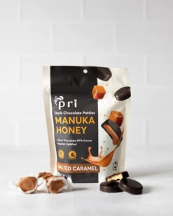 Manuka Honey Chocolate Patties 17 Manuka Honey Chocolate Patties -Simpson & Vail Store F2378SaltedCaramel