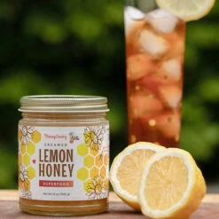 HoneyGramz Lemon Creamed Honey 6oz Jar 7 HoneyGramz Lemon Creamed Honey 6oz Jar -Simpson & Vail Store F2379 2