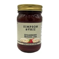 S&V Strawberry Banana Jam, 17.5 Oz