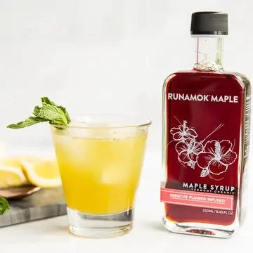 Runamok Organic Hibiscus Flower Infused Maple Syrup, 250ml 5 Runamok Organic Hibiscus Flower Infused Maple Syrup, 250ml - Image 3