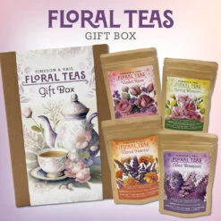 Floral Tea Gift Box -Simpson & Vail Store FloralGiftBox Color
