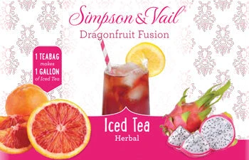 Dragonfruit Fusion Herbal Fruits Iced Teabags - WS 4 Dragonfruit Fusion Herbal Fruits Iced Teabags - WS - Image 2