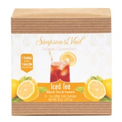Lemon Quencher Black Iced Teabags - WS