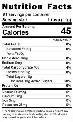 Matcha Strawberry - WS -Simpson & Vail Store Matcha Strawberry NutritionLabel 1