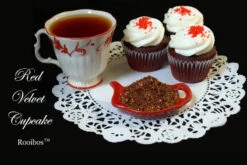 Red Velvet Cupcake Rooibos Herbal Tisane - WS 8 Red Velvet Cupcake Rooibos Herbal Tisane - WS -Simpson & Vail Store RedVelvetCupcakeDisplay