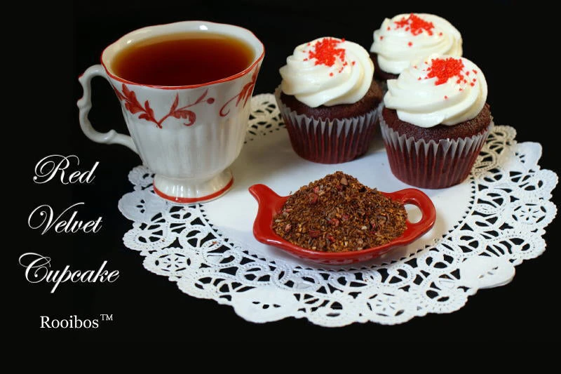 Red Velvet Cupcake Rooibos Herbal Tisane 5 Red Velvet Cupcake Rooibos Herbal Tisane - Image 3