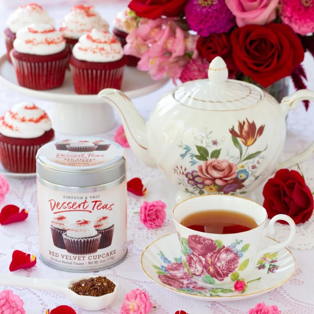 Red Velvet Cupcake Rooibos Herbal Tisane 4 Red Velvet Cupcake Rooibos Herbal Tisane - Image 2