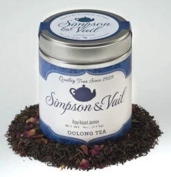 Rose Kissed Jasmine Tea - WS -Simpson & Vail Store RoseKissedJasmineTin 7e5f4e79 96a3 4ed9 9096 7f5c2ae1157d