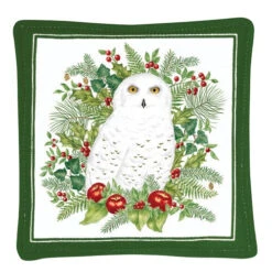 Spiced Mug Mats - Holiday Designs 19 Spiced Mug Mats - Holiday Designs -Simpson & Vail Store SMM White Owl a6d067d9 9ace 45d8 b570 57c0e55fde0b