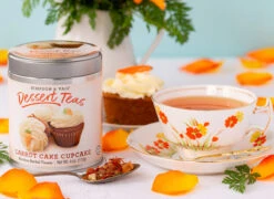Carrot Cake Cupcake Rooibos Herbal Tisane - WS -Simpson & Vail Store SVCarrotCakeTea 1CROP 49f2ad14 6ee8 4b80 aaea d54a9babc282