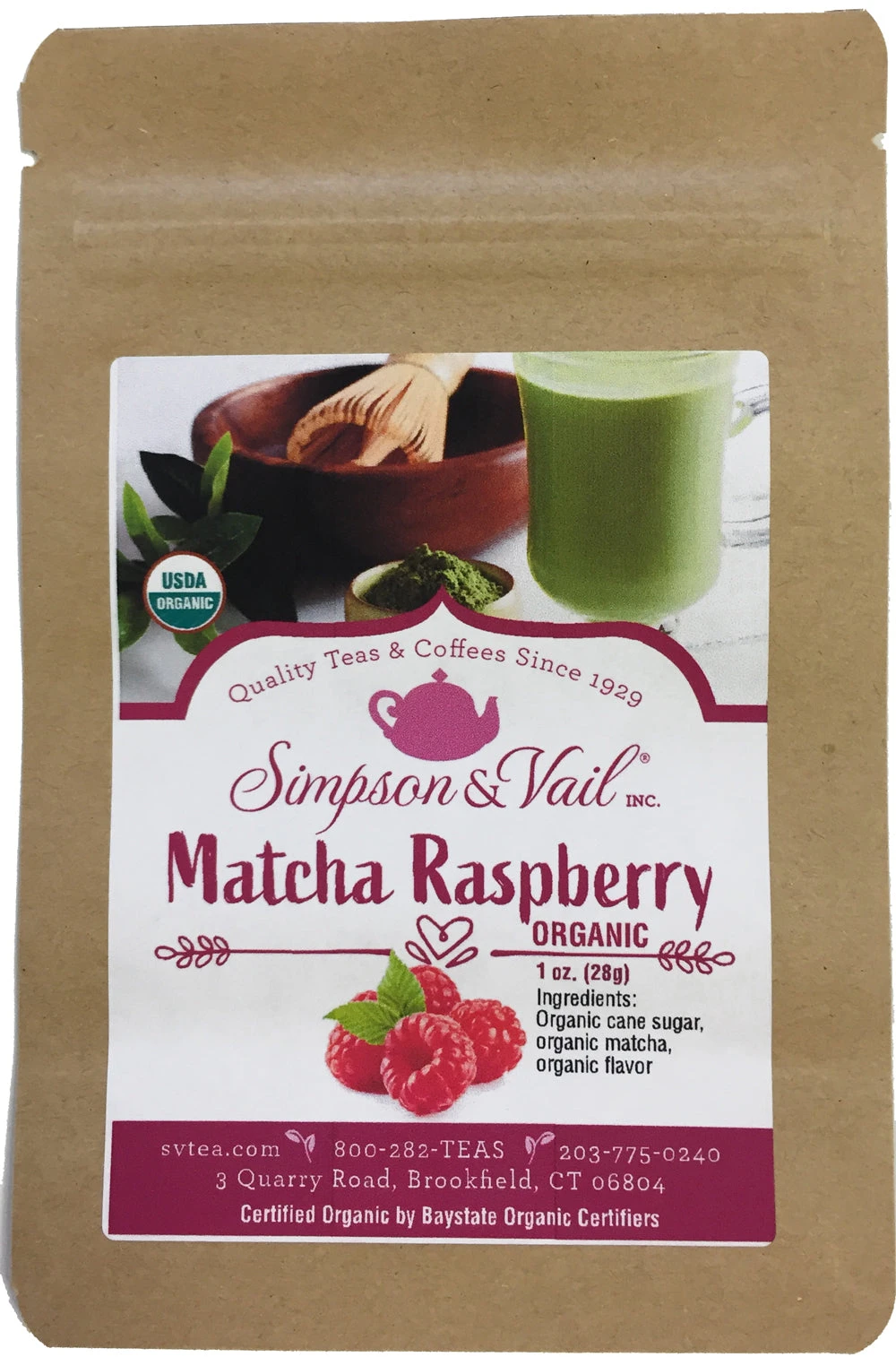 Matcha Raspberry, Organic 6 Matcha Raspberry, Organic - Image 4