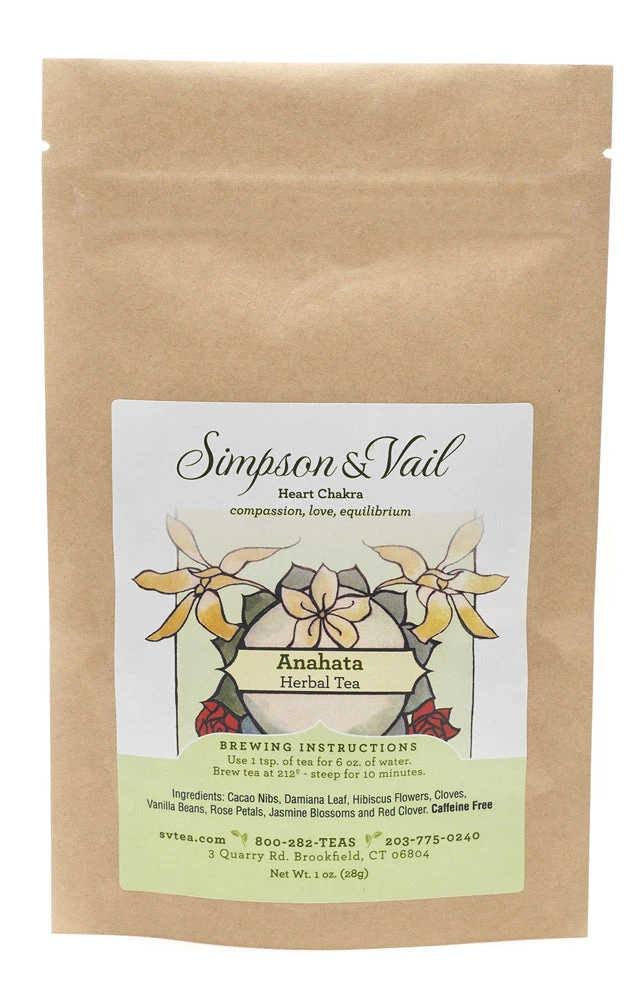 Heart Chakra (Anahata) Herbal Tisane - 1oz Pkg - WS 3 Heart Chakra (Anahata) Herbal Tisane - 1oz Pkg - WS