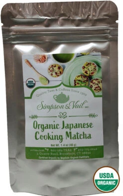 Organic Japanese Cooking Matcha, 40 Gm Pkg