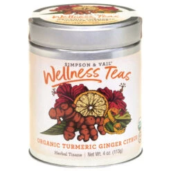 Organic Turmeric Ginger Citrus Herbal Tisane