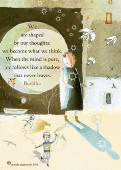 Sacred Bee - Any Occasion Cards -Simpson & Vail Store buddhasshadow512 med 848ac8aa b85c 4e9b b816 36eb26a09060