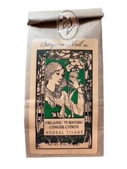 Organic Turmeric Ginger Citrus Herbal Tisane -Simpson & Vail Store orgturmericgingercitrusedit