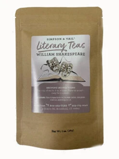 William Shakespeare's Black Tea Blend - WS 8 William Shakespeare's Black Tea Blend - WS -Simpson & Vail Store shakespeare1ozNEW