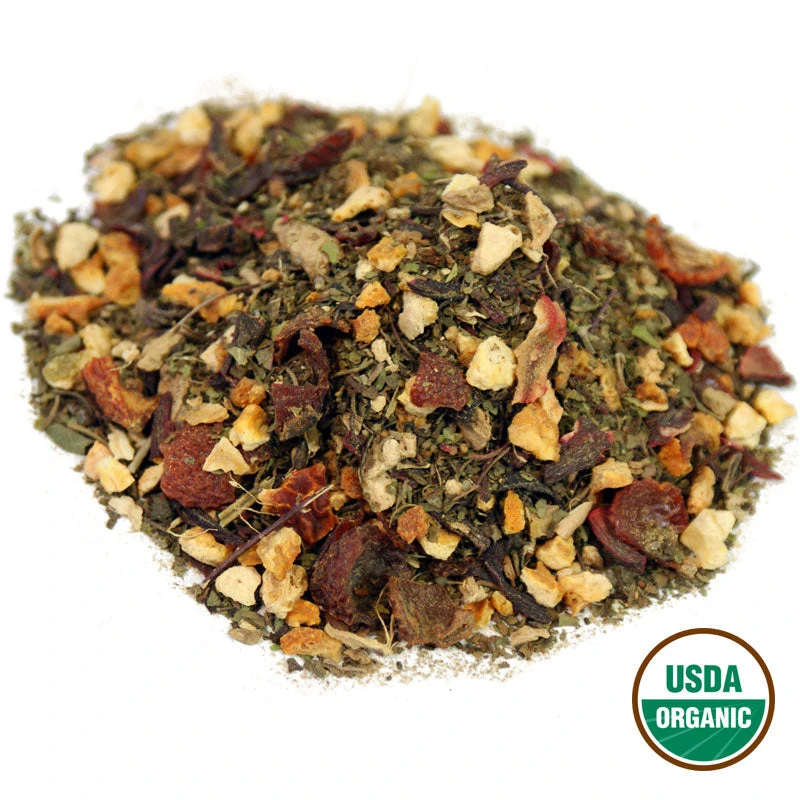 Tulsi Orange Cranberry Ginger Organic Herbal Tisane - WS 3 Tulsi Orange Cranberry Ginger Organic Herbal Tisane - WS